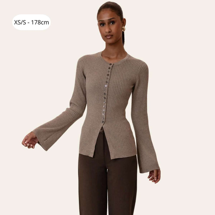 BYIC ElmaIC Cardigan Light Brown
