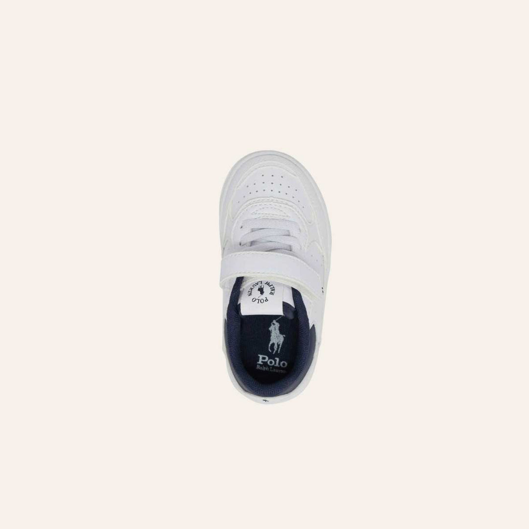 Ralph Lauren Masters Court II White/Navy Baby