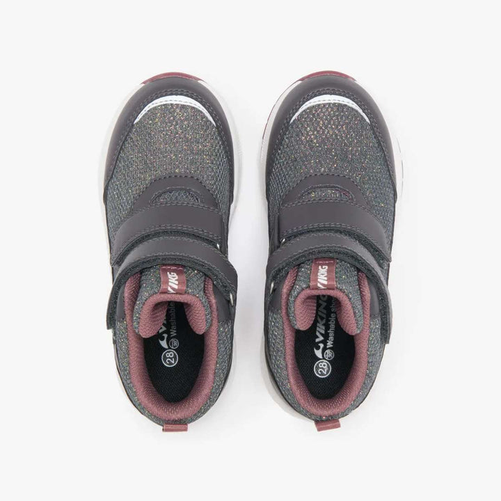 Viking Bouncy Glitter Mid GTX Charcoal B
