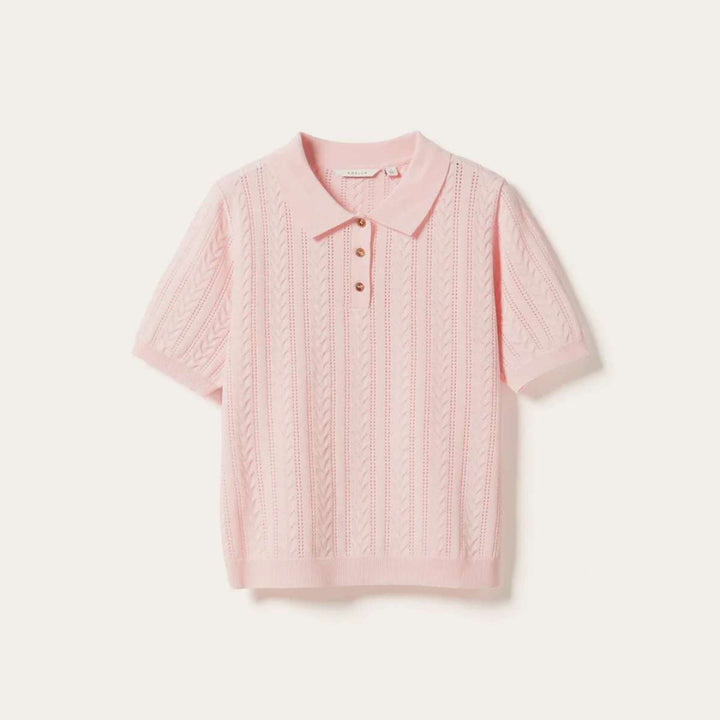 Noella N-Mecca Knit Polo Baby Pink