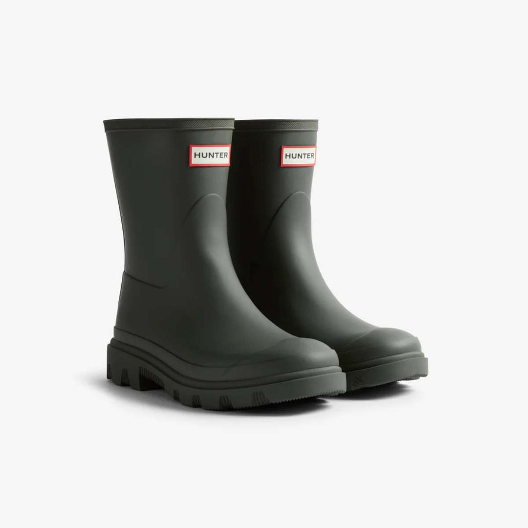 Hunter Downpour Short Boot Dark Olive W
