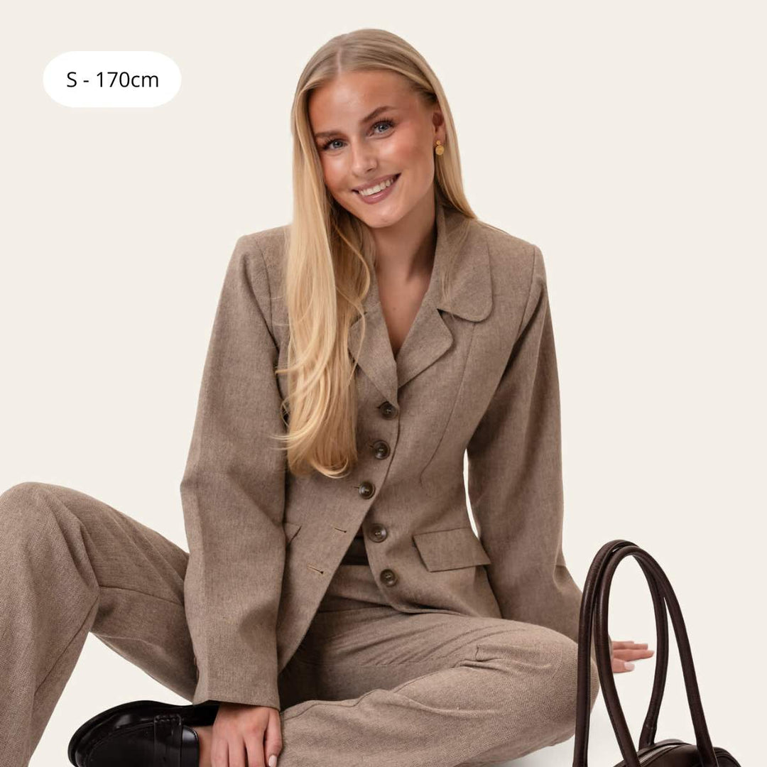 BYIC StineIC Blazer Brown Melange