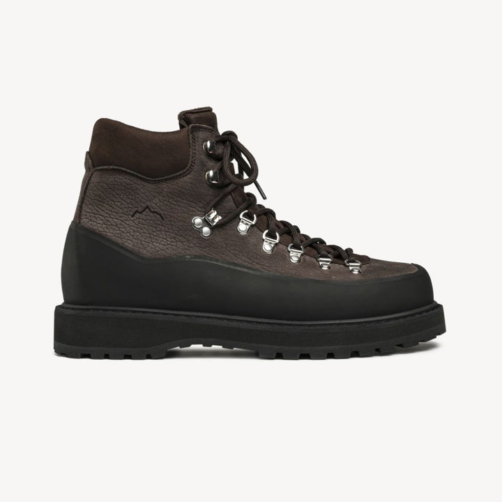Diemme Roccia Vet Gomma Coffee Dark Fallow Structured Nubuck M