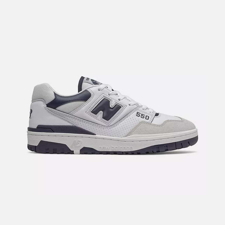 New Balance BB550 White & Team Navy UNI