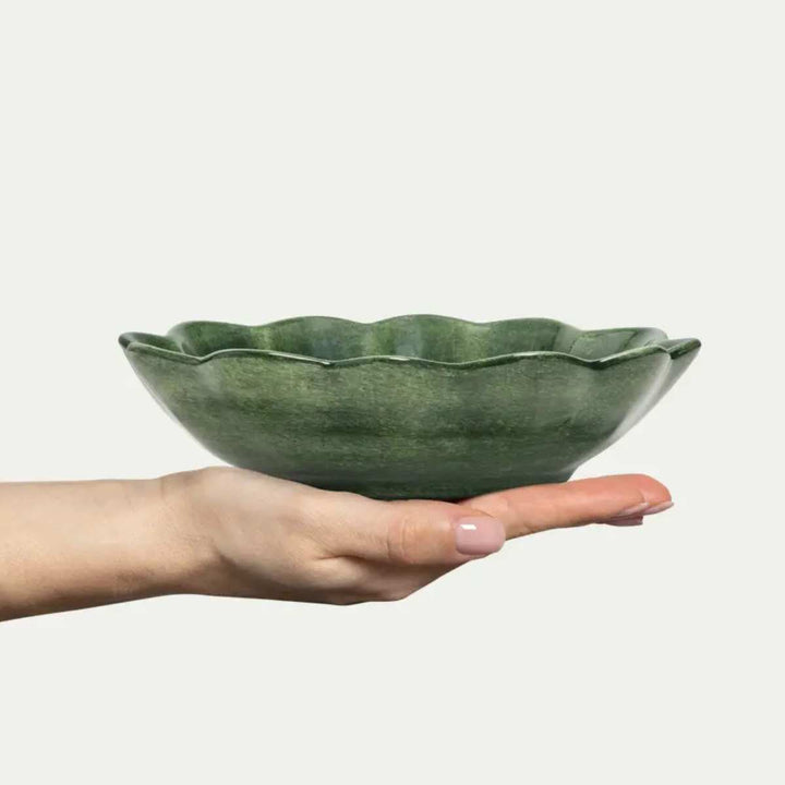 Mateus Oyster Bowl 18x16cm Forrest Green