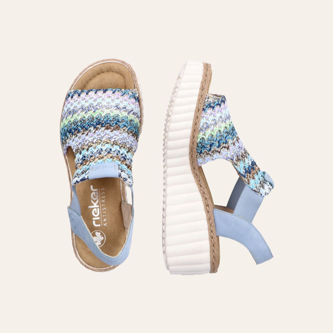 Rieker Kilehælsandal Multi W