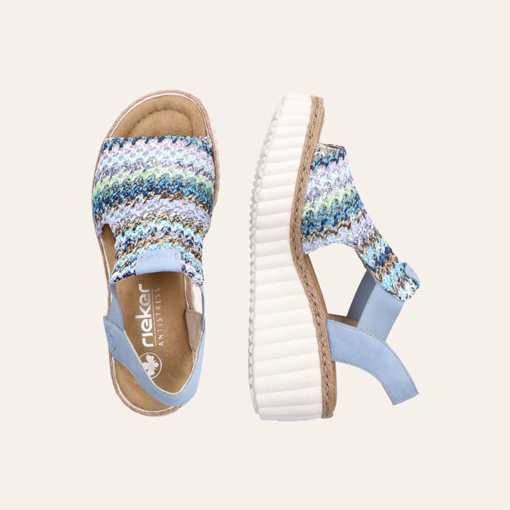 Rieker Kilehælsandal Multi W