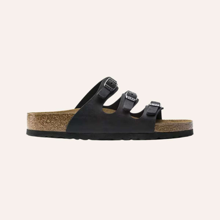 Birkenstock Florida SFB Regular Oiled Leather Black W