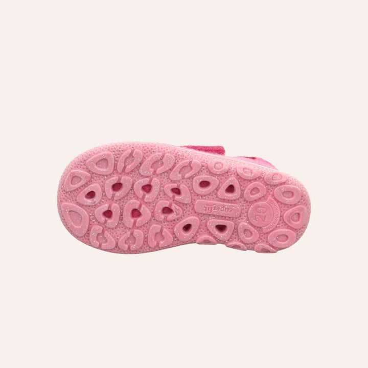 Superfit Slipper Happy Wollfilz Rosa B