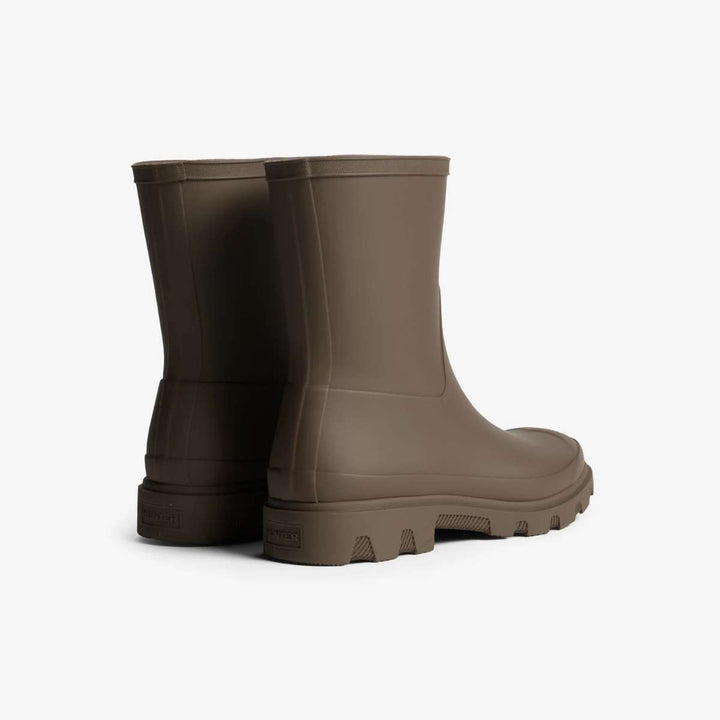 Hunter Downpour Short Boot Chocolate Brown W