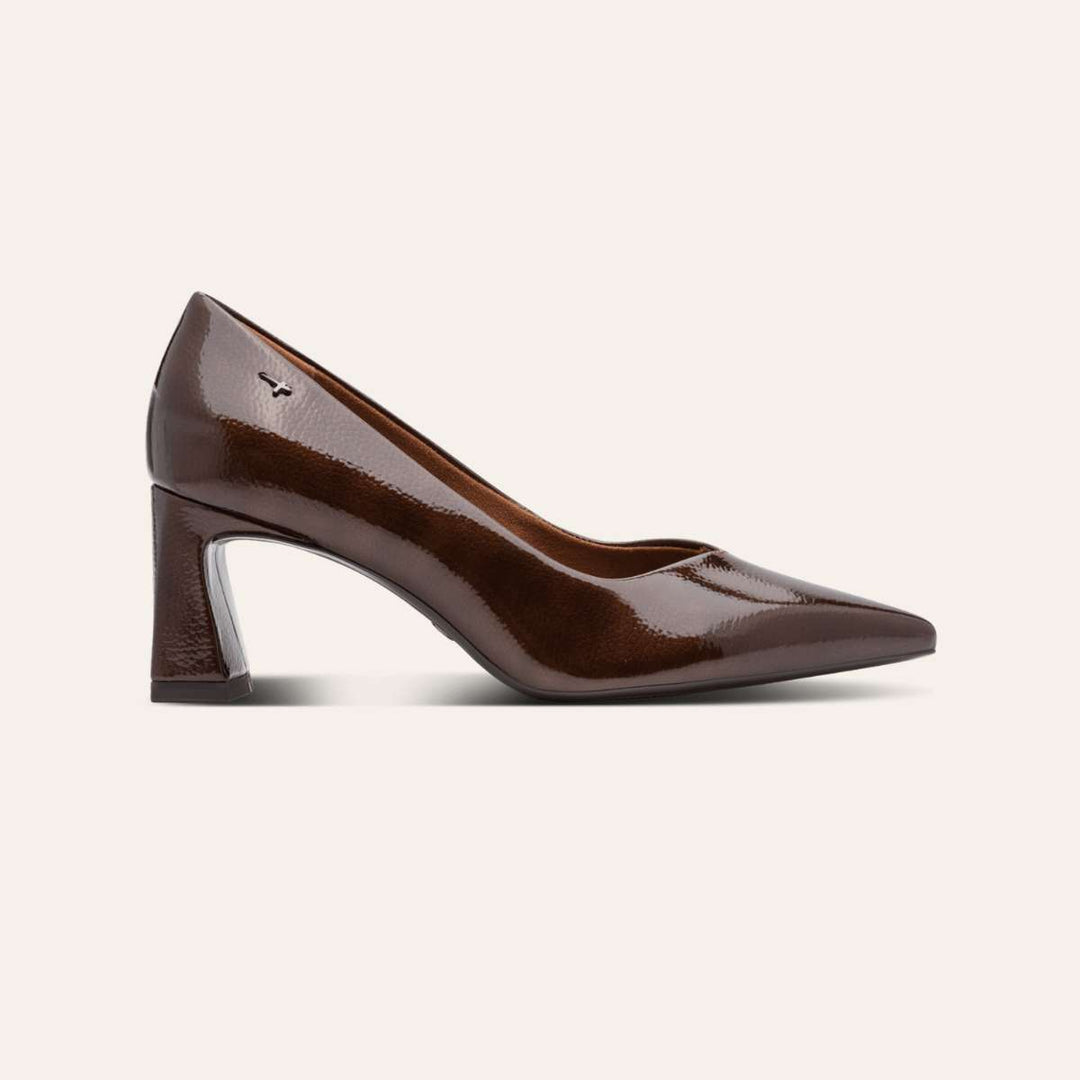 Tamaris Pensko Brown Patent W
