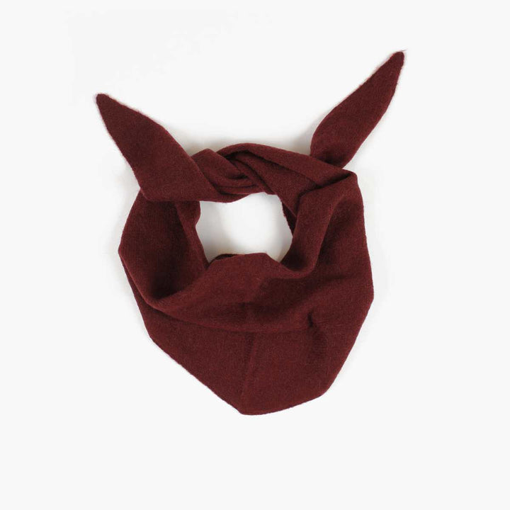 NOHR Mohair Triangel Skjerf Burgund