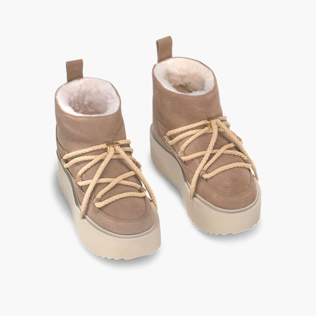 Inuikii Classic Low Platform Beige W