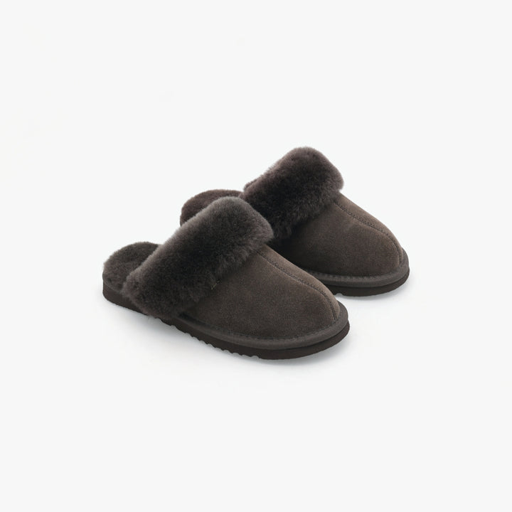 Roberto Rosso Sheepskin Slipper Coffee