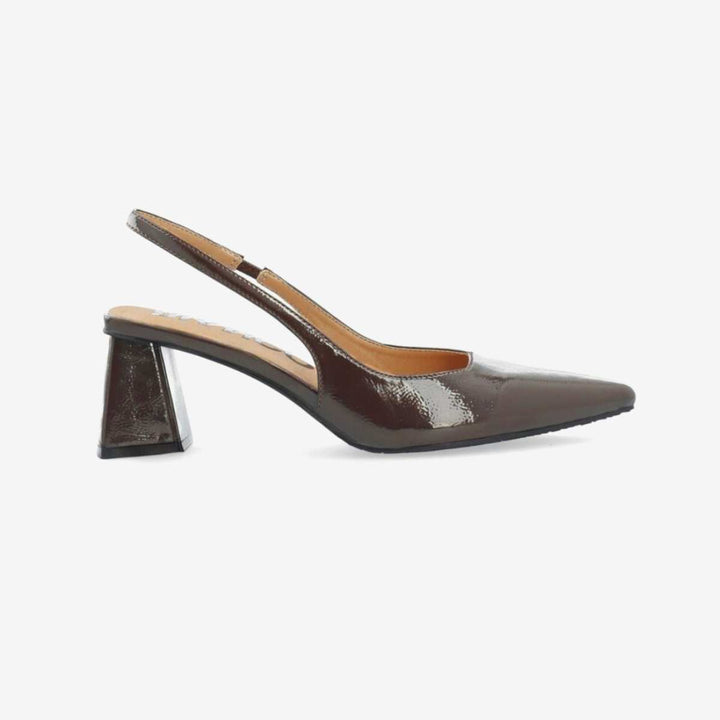 Bianco Biamaralyn Slingback Patent Brown W