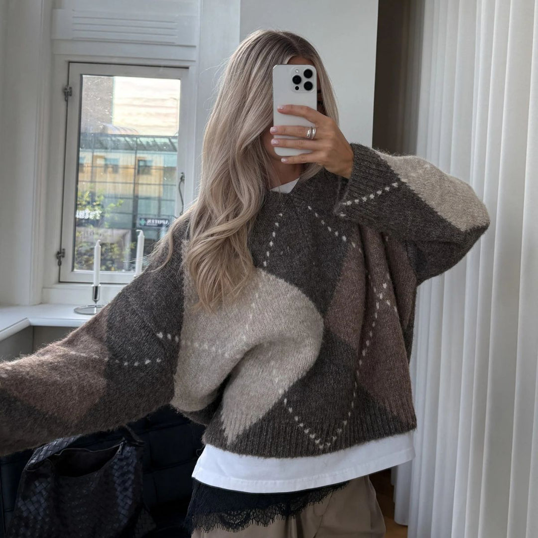 Noella Lai Knit Ash Brown Mix