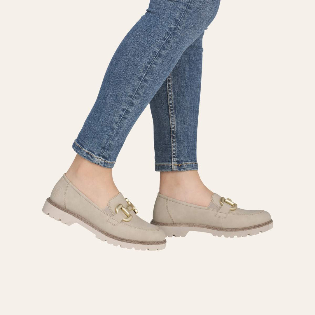 Rieker Mokasin Beige W
