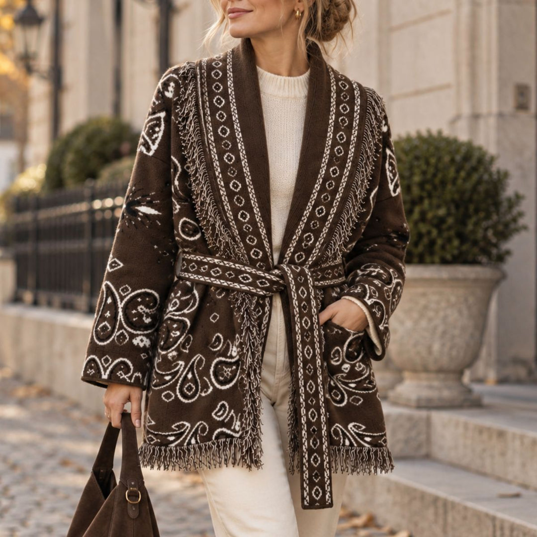 From Paris With Love Frynsejakke Brown