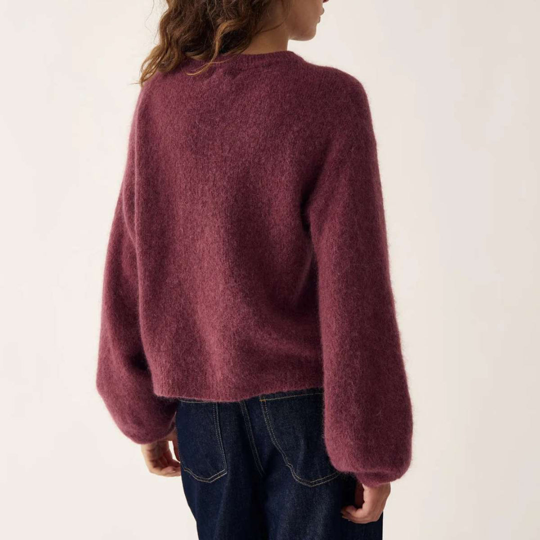 Noella Kae Knit Cardigan Rust