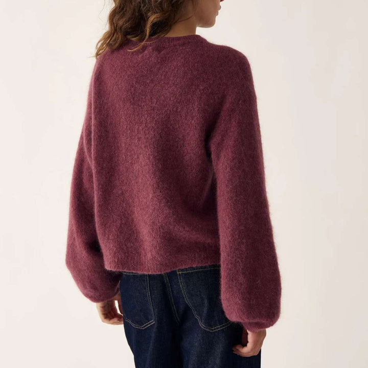 Noella Kae Knit Cardigan Rust