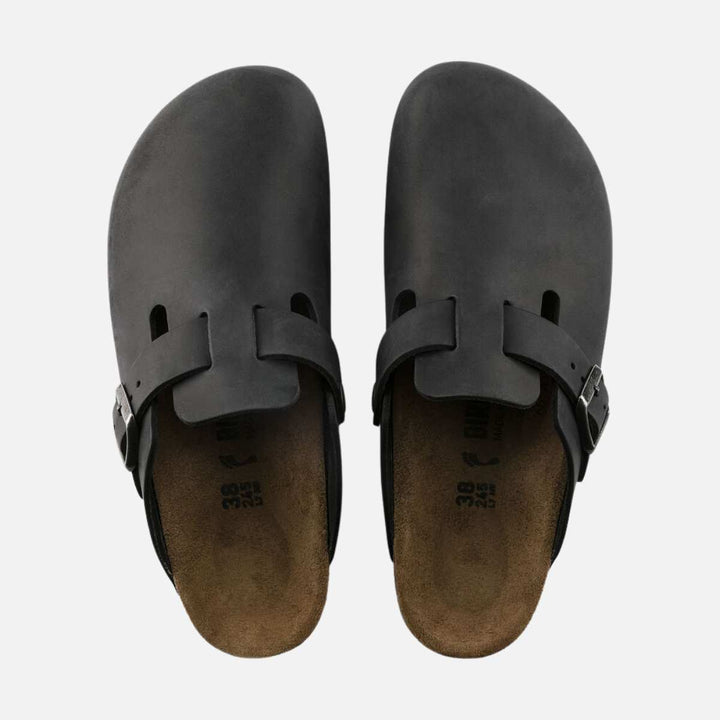 Birkenstock Boston Regular Oiled Black M