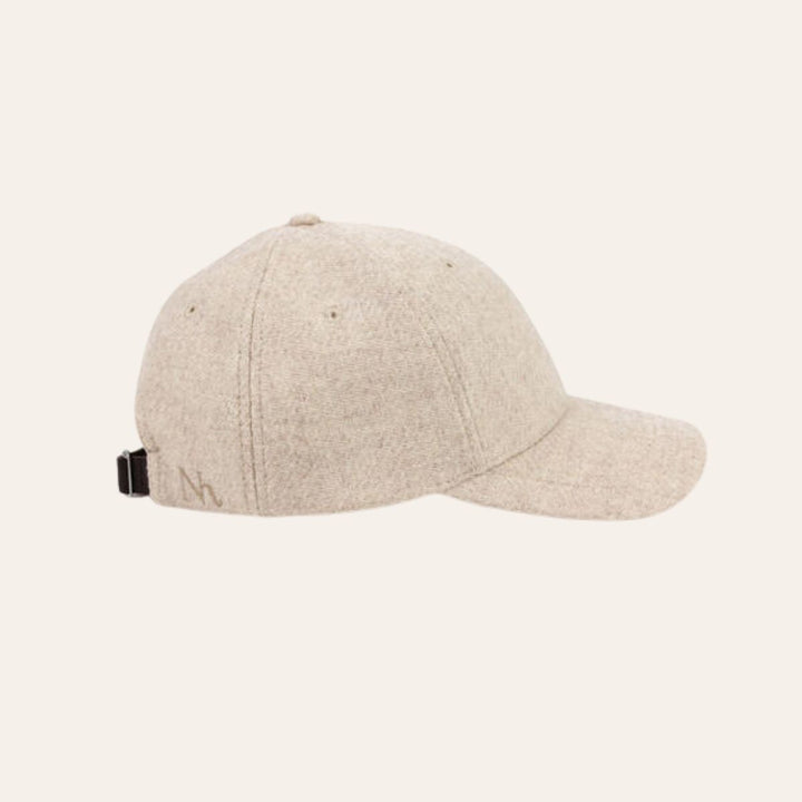 NOHR Synne Wool Caps Sand - caps fra Nohr