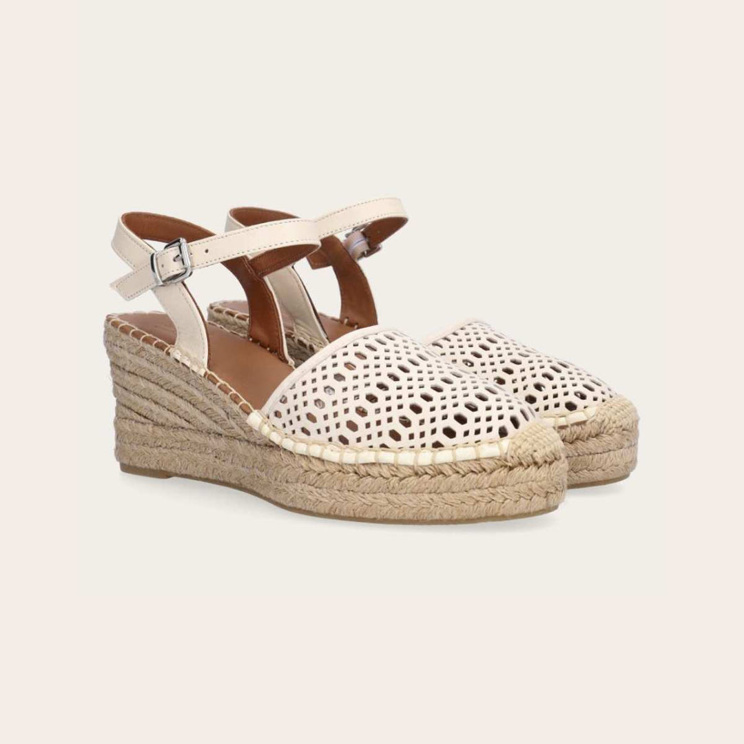 Billie Bi Sandal Kilehæl Off White W