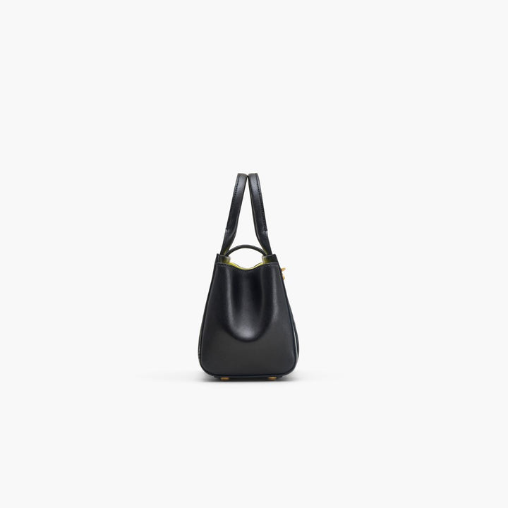 Marc Jacobs The Leather Turnlock Tote Bag Black