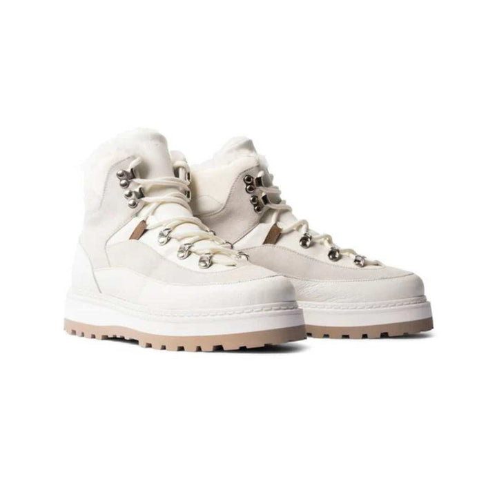 Mono Tag Cap Leather/Suede White W