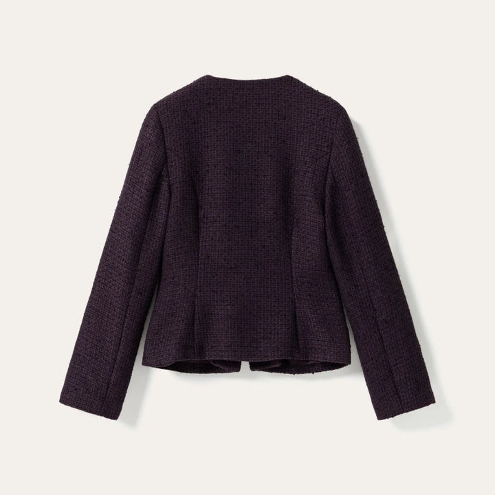 Noella N-Kasaundra LS Blazer Dark Plum