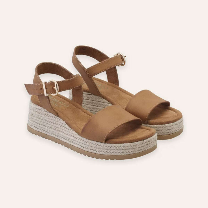 Roberto Rosso Lili Wedge Cognac W