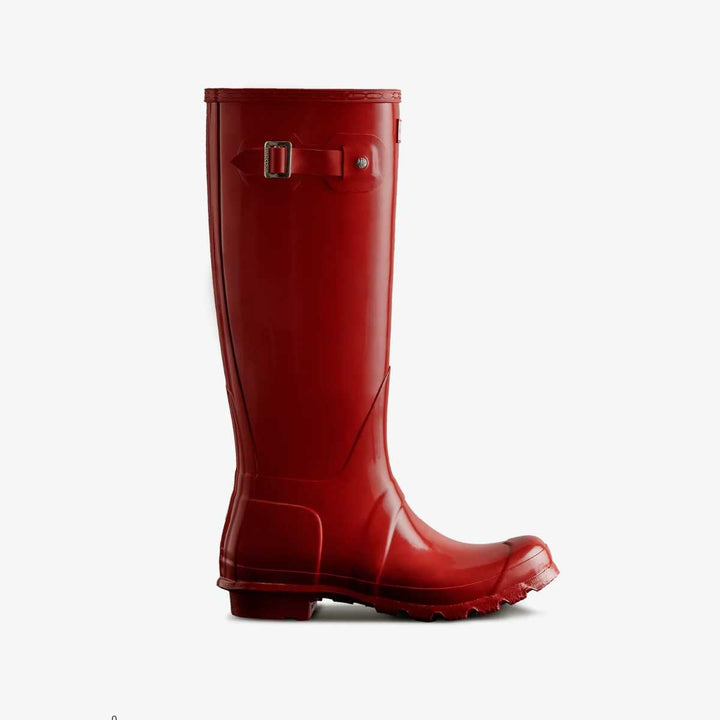 Hunter Original Tall Gloss Boots Military Red