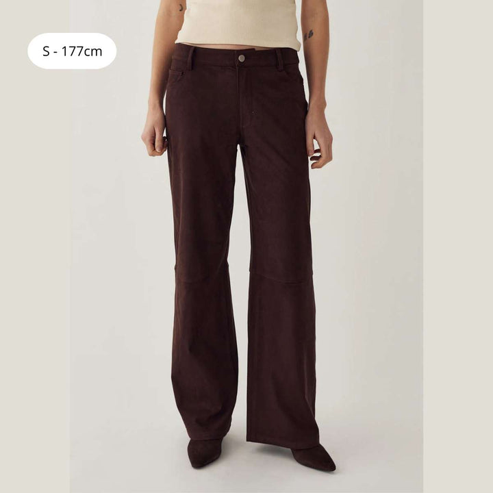 Noella N-Melo MW Pants Dark Chocolate