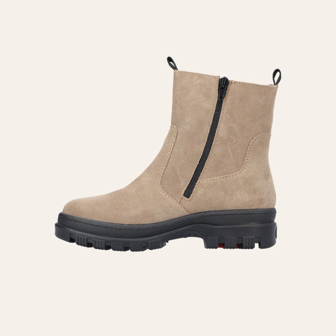Rieker Vinterboots Piggsko Beige W