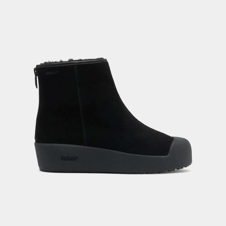 Bally Guard III M Calf Suede Black M