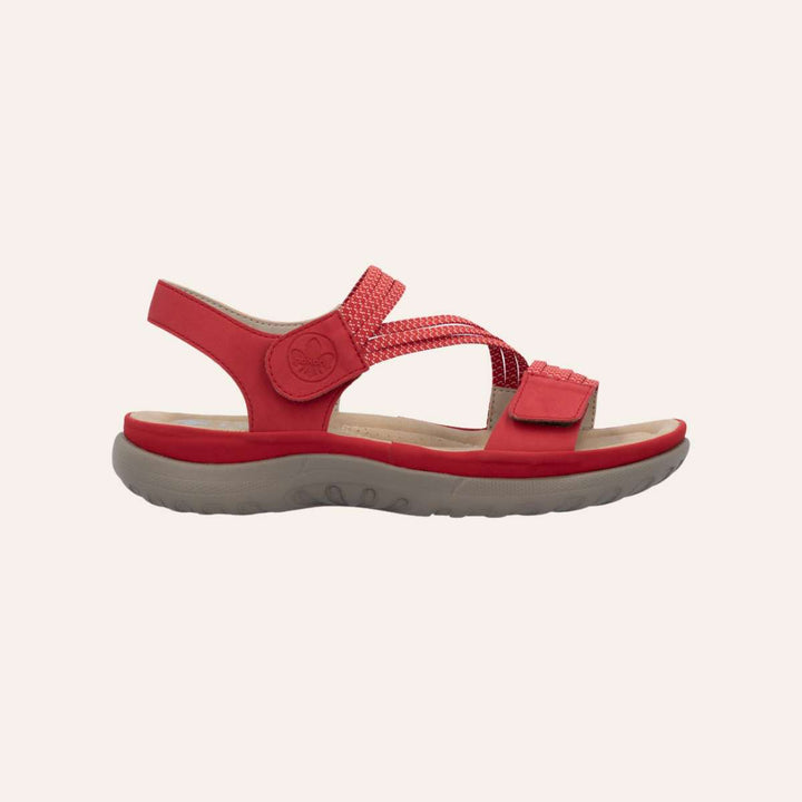 Rieker Sandal Rød W