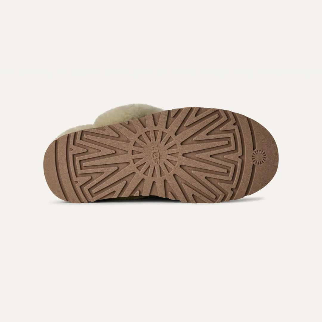 UGG Tøffel Disquette Mossgreen/Mutedbrass W