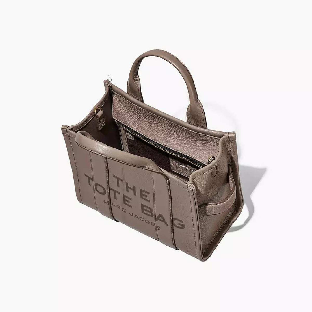 Marc Jacobs The Leather Small Tote Bag Cement