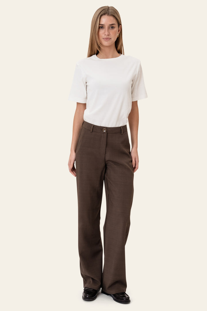 BYIC SignatureIC Wide Pants Dark Brown