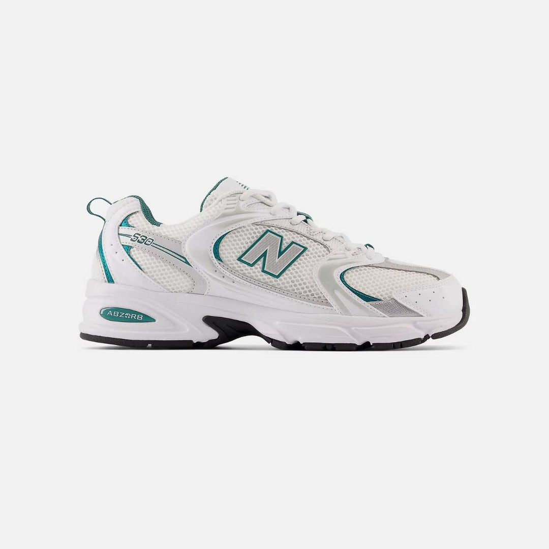 New Balance MR530 White/Silver Metalic Teal W