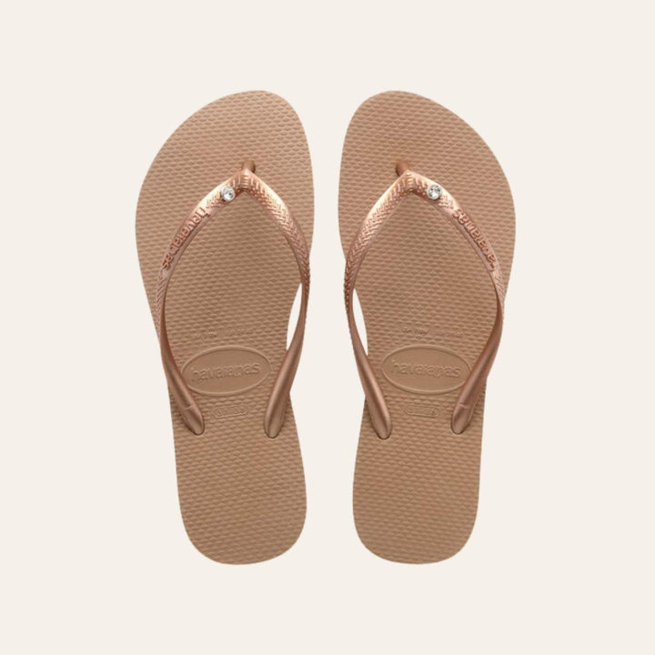 Havaianas Slim Crystal SW II Rose Gold