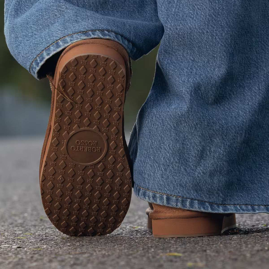 Roberto Rosso Nadigo Sheepskin Mid Camel