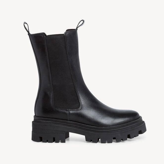 Tamaris Boots Skinn Svart W