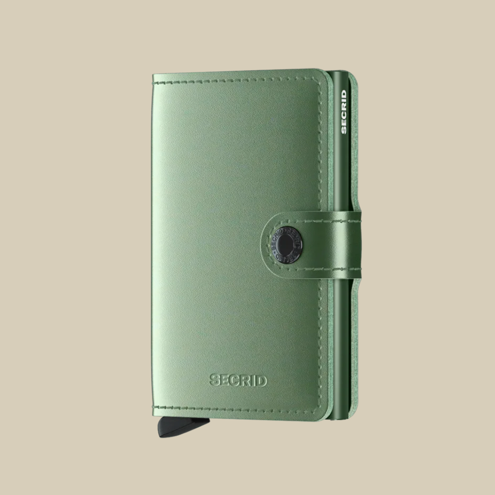 Secrid Mini Wallet Metallic Green