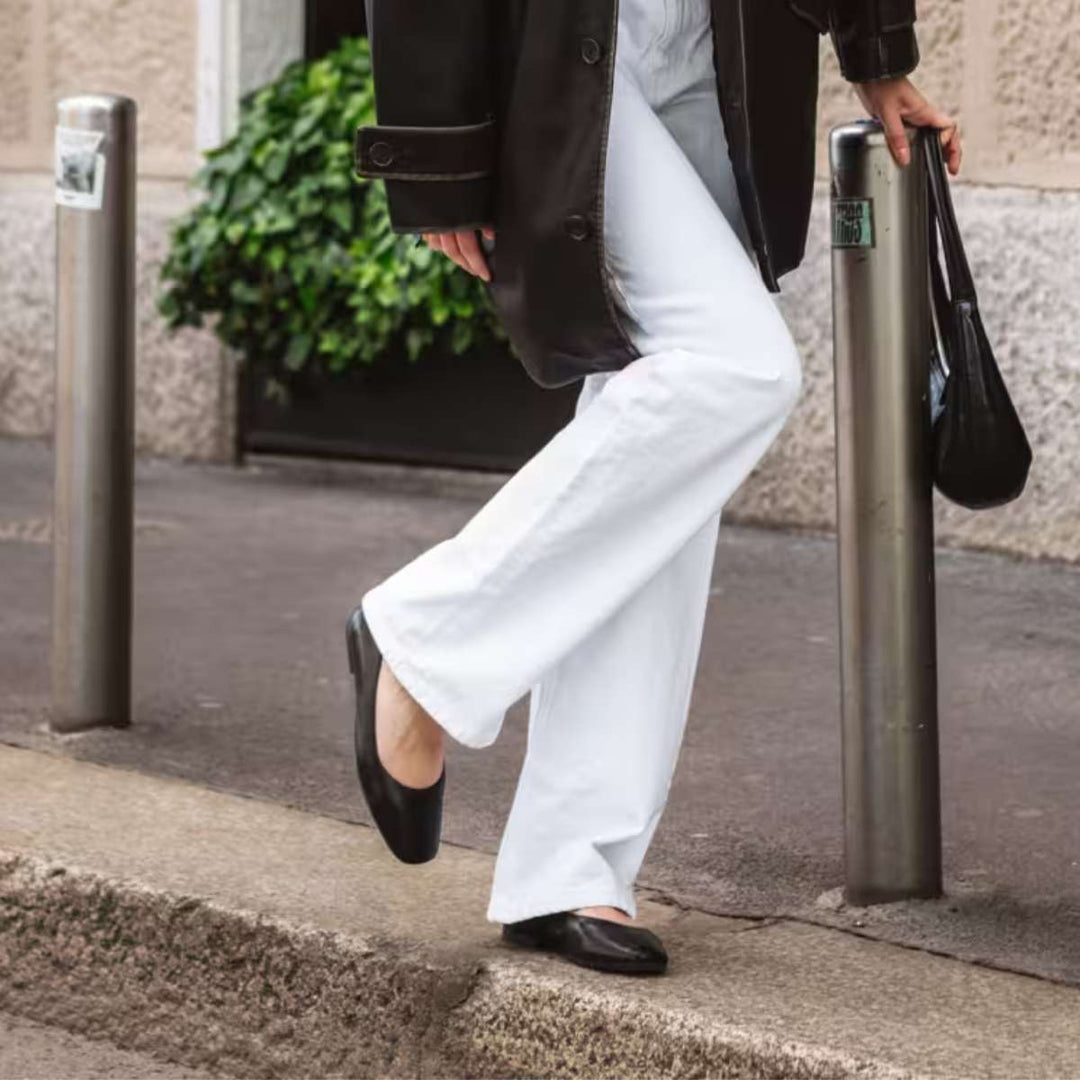 Roberto Rosso Trieste Ballerina Leather Black W