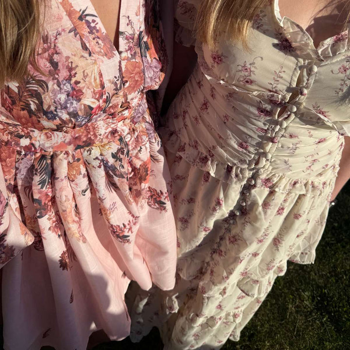 From Paris With Love Fleur Dress Rose