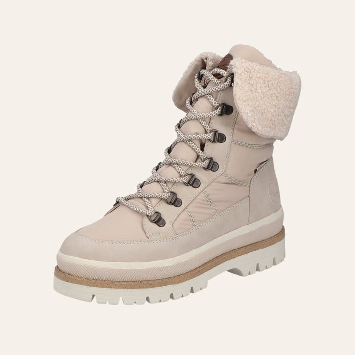 Rieker Vinterboots Cuddly Beige W