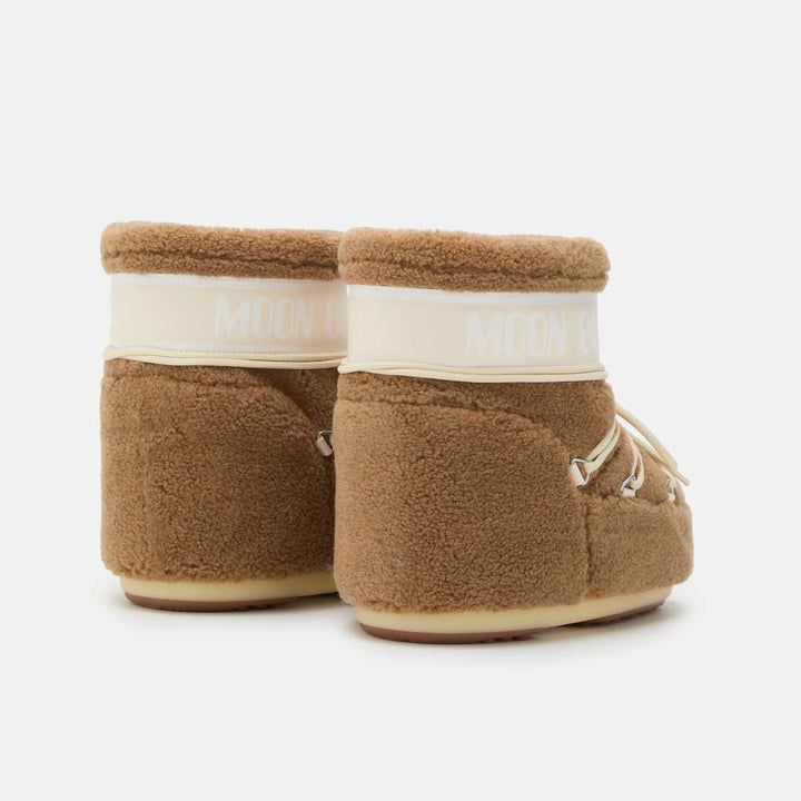 Moon Boots Icon Low Fleece Camel