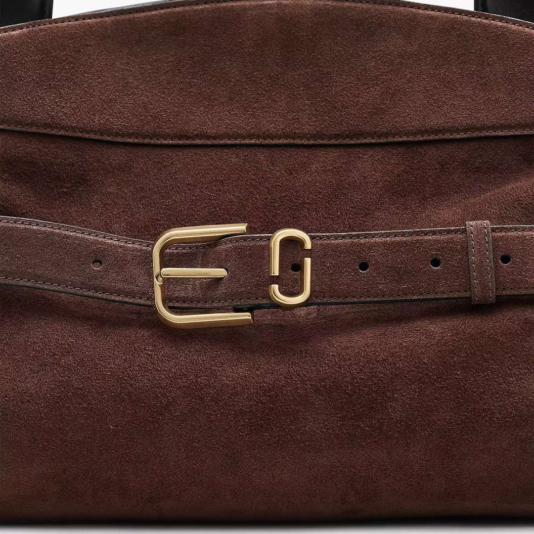 Marc Jacobs The Satchel Suede Dark Brown