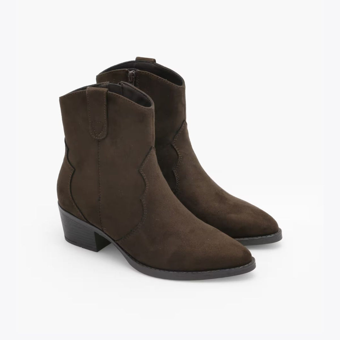 Roberto Rosso Western Boot Low Dark Brown W